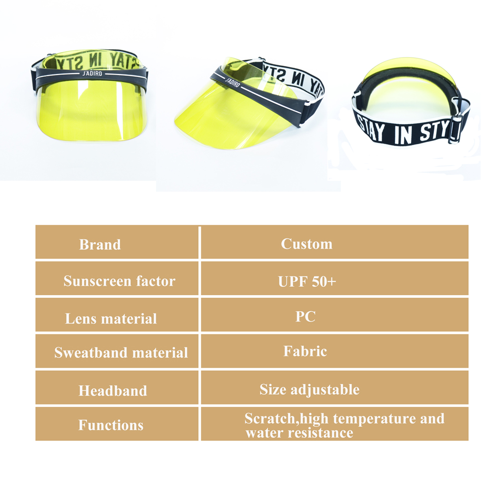 Plastic Sun Visor Plastic Sun Visor