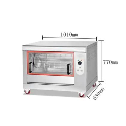 Large Capacity Gas Grilled Chicken Oven Barbecue Equipment Skewer Machine