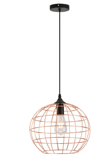 Modern Indoor Metal Round Ball Pendant Lamp