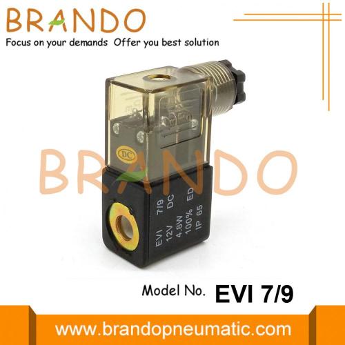 Στερεοειδές πηνίο EVI 7/9 12VDC 4.8W 100% ED IP65