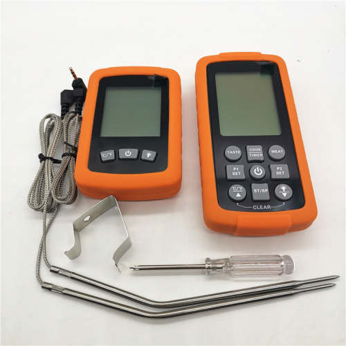 100 Meters Wireless BBQ Thermometer with Dual Probe
