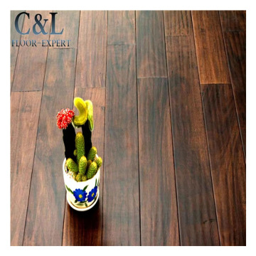 Stylish Tobacco Color Hand Scraped Acacia Engineered Wood Flooring