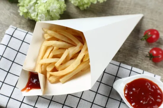 Free French Fries Box Mockup
