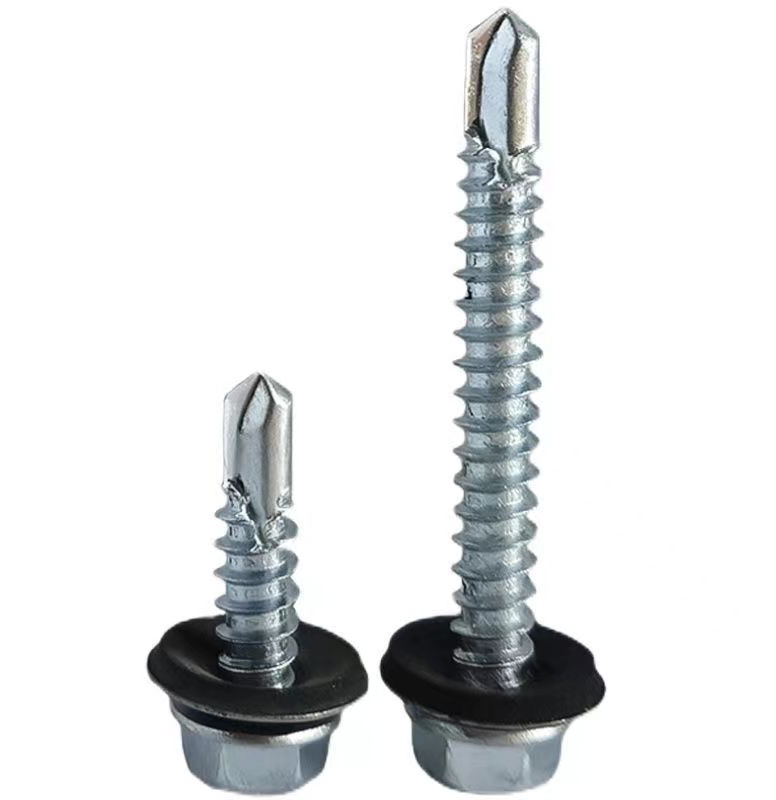 Hex Washer Flange Head Screw sendiri dengan EPDM