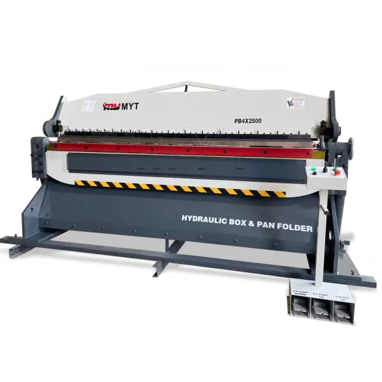 MYT PB-4X2500 & PB-4X3050 Sheet Metal CNC Pan Brake Folder Machine: Precision Engineering Solutions