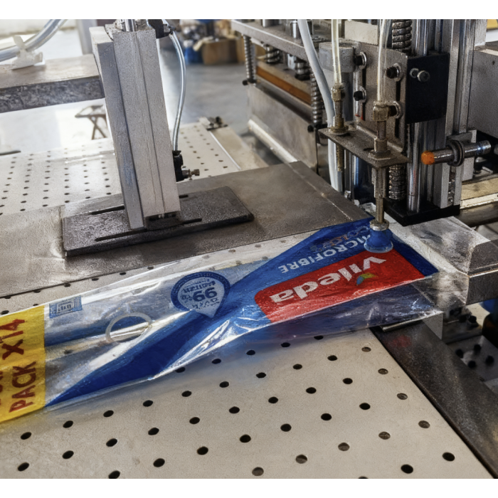 دستگاه آب بندی بسته بندی حوله نیمه اتوماتیک چند کاره