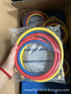 WELL-IN Manifold Hose Set - 72 inch Length, Available in Red, Yellow, and Blue