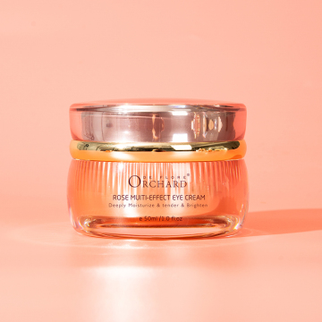 Private Label Organic Rose Eye Cream for Dark Circles and Wrinkles