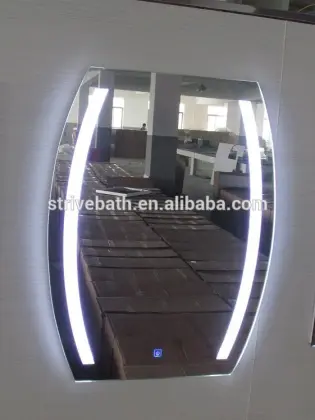 standard led bathroom mirror