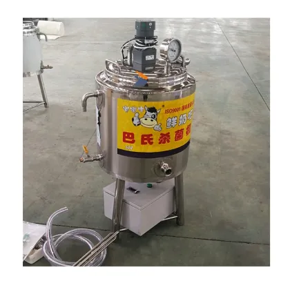 High/Low Temperature Milk Pasteurizer Tank: Dairy Sterilizer Machine for Sale
