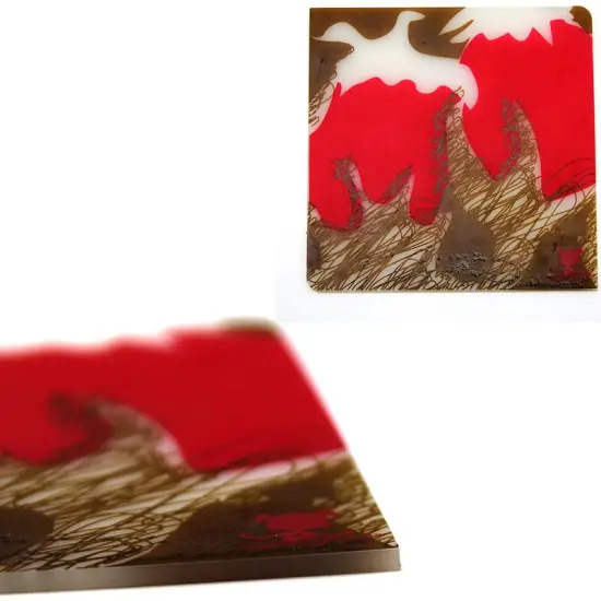 Hot selling wood plate mats