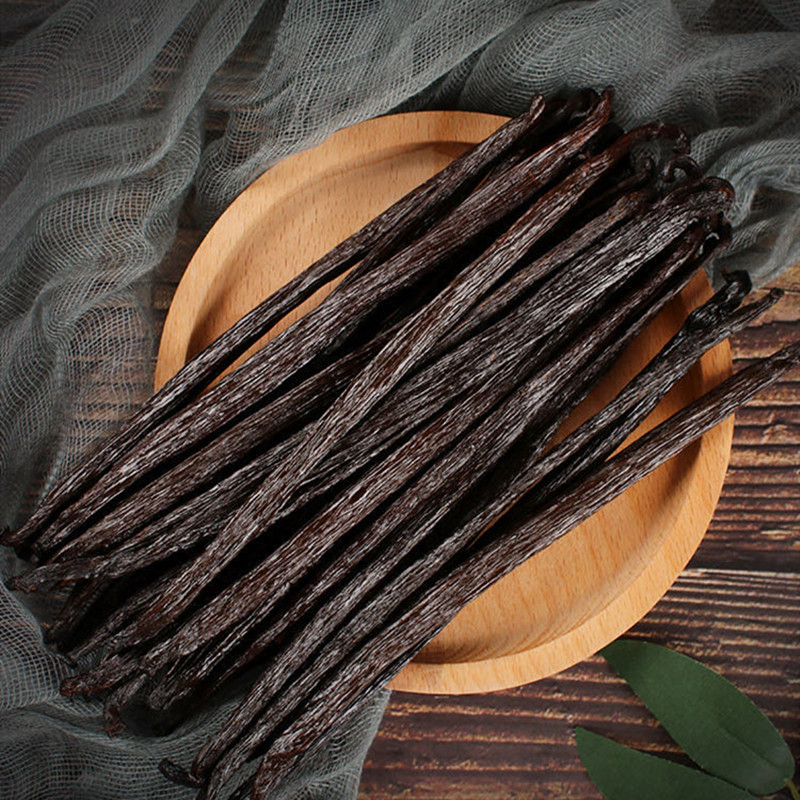 100-1000g High quality Vanilla Beans Extract Powder Vanilla Planifolia Grade A Premium Madagascar Free Shipping