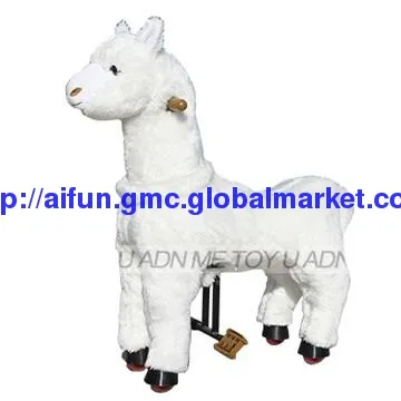 Alpaca / Grass Mud Horse riding toys, More funny than Beyblade toys