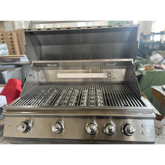 Easily Cleaned Factory Supply 4 Burners With Infrared Burner Outdoor Kitchen Gas Grill Bbq Built In