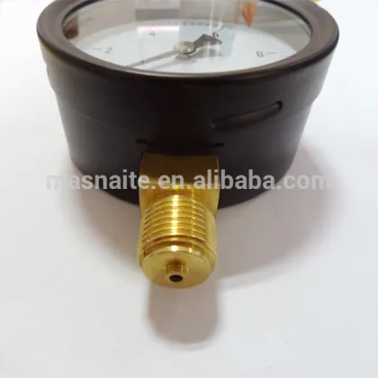 Black Steel Wika Type Dry Pressure Gauge