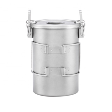 Set Periuk Memasak Titanium 900ml Pelbagai fungsi