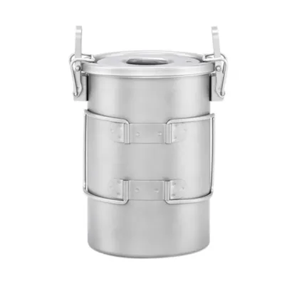 Multifunctional 900ml Titanium Cooker Cooking Pot Set