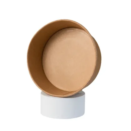 Takeaway paper salad bowl round kraft food container