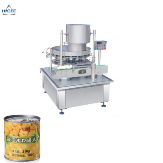 Canned Corn Seaming and Labeling Machine Line