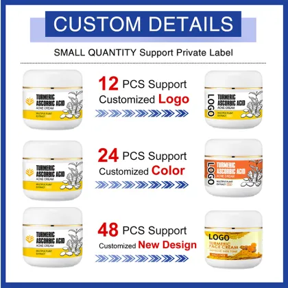 Turmeric and Ascorbic Acid Cream for Skin Whitening and Acne Removal in Dubai