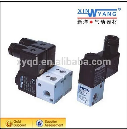 3V1 Series 3/2 way AC110V/DC12V/DC24V/AC24V/AC110V/AC220V/AC380V Available Pneumatic Solenoid Valve
