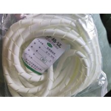 Flame-retardant spiral protective sleeve