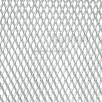 Aluminum Screen Mesh with Diamond Hole Shape - Expanded Mesh Panel Net