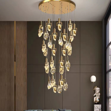 Compound Staircase Long Chandelier