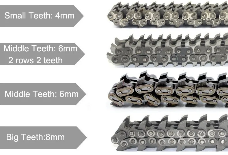 Chain teeth