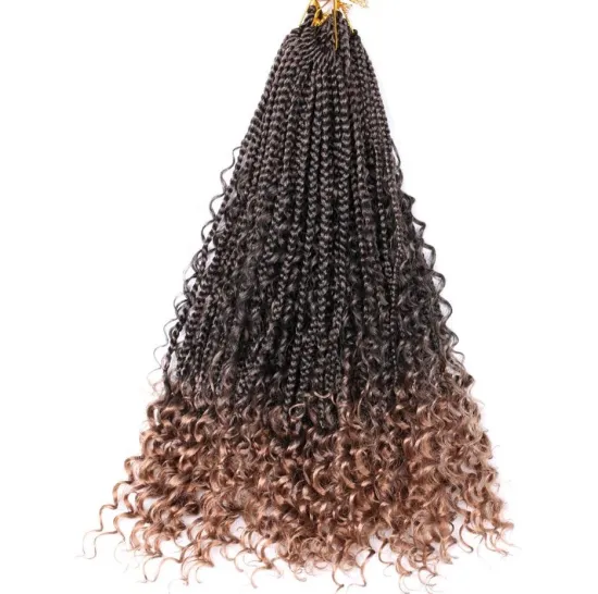 River locs Ombre color 22inch 12strands New popular synthetic braid Hair freetress crochet twist hair extension crotchet braids