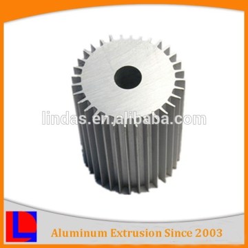 high quality anodized flower aluminium heatsink aluminum radiator parts