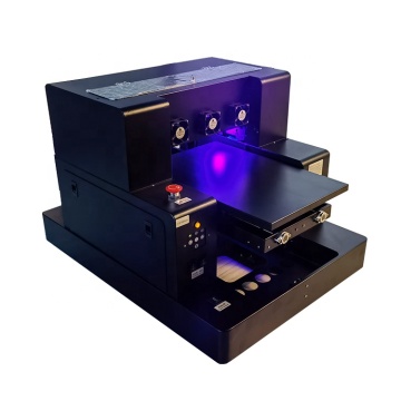 Kleinstes UV -Flachbettdrucker für Telefonabdeckungen mit L1800 Druckkopf und RIP -Software