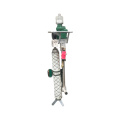 Pneumatic outrigger anchor drilling rig