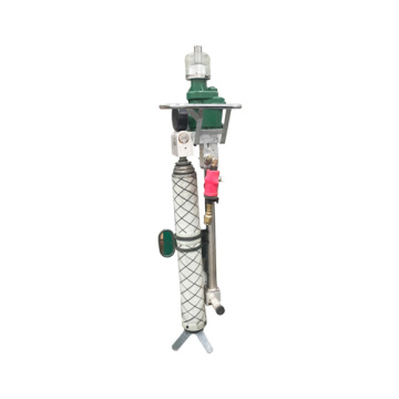Pneumatic outrigger anchor drilling rig