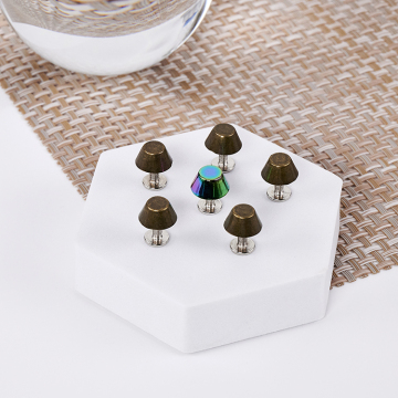 Zinc Alloy Metal Daisy Rivets for Handbag Fittings & Purse Decorations