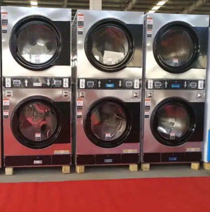 Commercial Coin Operated Double-Deck Dryer