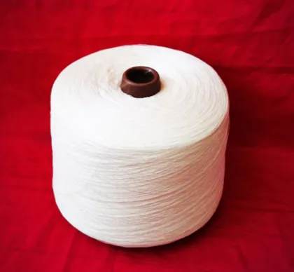 Viscose corespun yarn silk drape