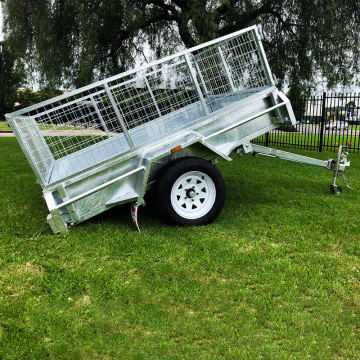 12 Ton Tandem Galvanized Steel Gooseneck Trailer for Solid Waste