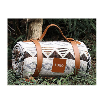 Foldable Waterproof Leather Beach Picnic Blanket | Sand Proof and Extra Large