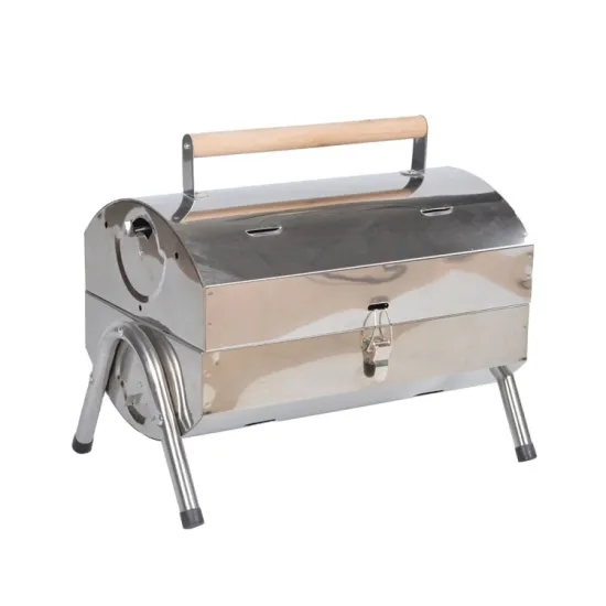 Mini Portable Stainless Steel Little Bbq Grill Charcoal Grill Small Tabletop Barbecue Bbq Smoker Grill For Camping And Picnic