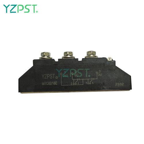 Electrically insulated base plate 1800V thyristor module MTC92-18E