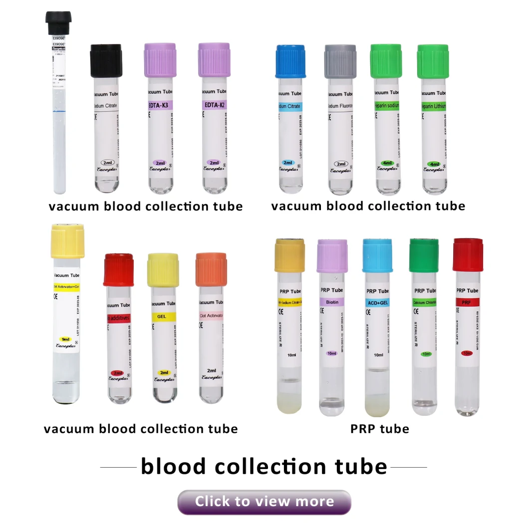 Hôpital Medical Supplies Apium Blood Collection Tubes 18 20 22 23 GAUGE DU BOOD DESSION AIGINE AVEC CE