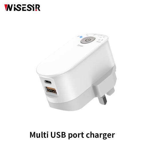 Type C Adapter 20W Dual Port PD USB-QC Timer Wall Charger Manufactory