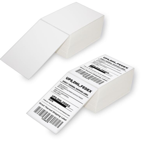 Eco Friendly Fanfold Direct Thermal 4X6 Shipping Labels