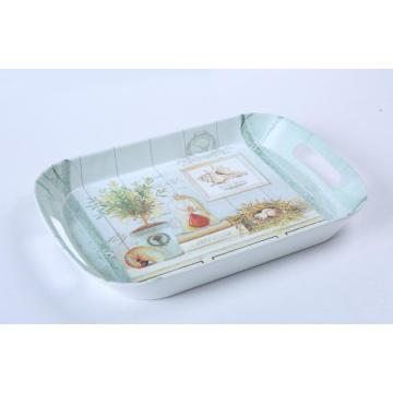 New design deep serving melamine tray