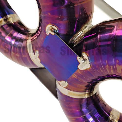 3" Lila X-Pipe Titan-Auspuffanlage für 18-22 Lamborghini Huracan EVO PRO-1