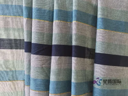 Golden Thread Design Soft  Cotton Fabric