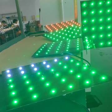 Panel de luz LED de matriz de colores compatible con Madrix