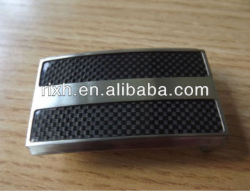 Custom belt buckle with palting titanium black