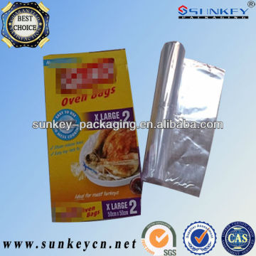 Folded PET Turkey bag/microwave bag/chicken roasted bag